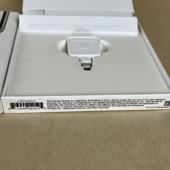 SQUARE READER FOR MAGSTRIPE PAYMENT READER ASKU0523 New Open Box - Picture 5 of 5